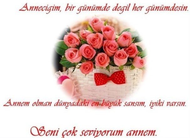 2019 Resimli anneler günü mesajları