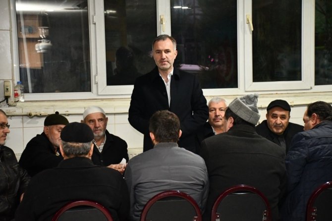 Başkan Taban Urgancılar Camii cemaatiyle buluştu