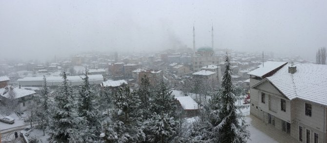 Bursa Büyükorhan beyazlara büründü