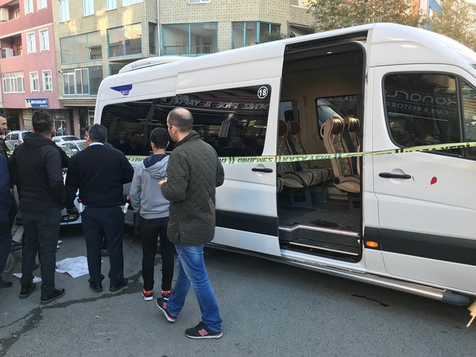 okul servis şoförüne saldırı