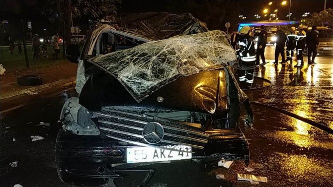 Samsun ilkadım ilçesinde trafik kazası: 3 yaralı