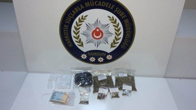 Samsun’da uyuşturucu satıcılarına suç üstü operasyon: 2 gözaltı