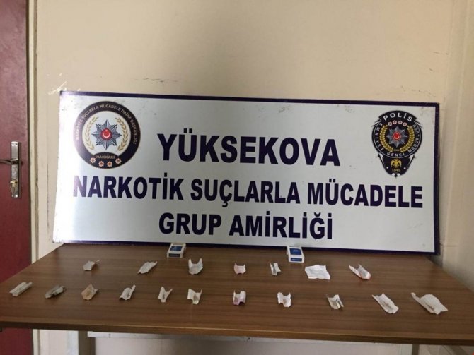 Hakkari’de nefes kesen uyuşturucu operasyonu