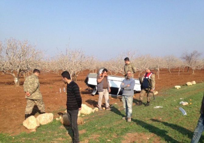 Hilvan'da otomobil takla attı! 4 Yaralı!