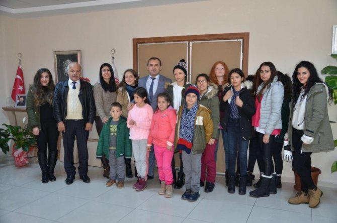 18 çocuk Antalya’dan ’İlden İle Gönülden Gönüle’ projesi ile Kayseri’ye geldi