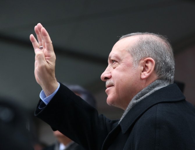 Cumhurbaşkanı Erdoğan: "Bu PYD, YPG, DEAŞ bunlar dinsiz, kitapsız, Allah'sız terör örgütleri"