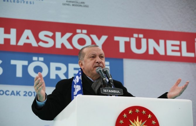 Cumhurbaşkanı Erdoğan: "Bu PYD, YPG, DEAŞ bunlar dinsiz, kitapsız, Allah'sız terör örgütleri"