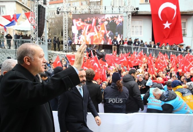 Cumhurbaşkanı Erdoğan: "Bu PYD, YPG, DEAŞ bunlar dinsiz, kitapsız, Allah'sız terör örgütleri"