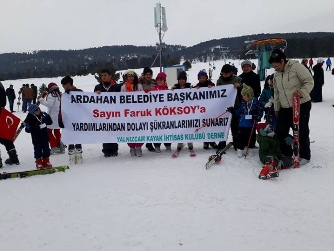 Ardahan Belediyesi'nden Faruk Köksoy'a Teşekkür