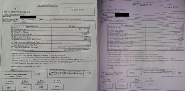 Bilecik Belediyesinin su abonelerine yansıtacağı su deposu ücretine tepki