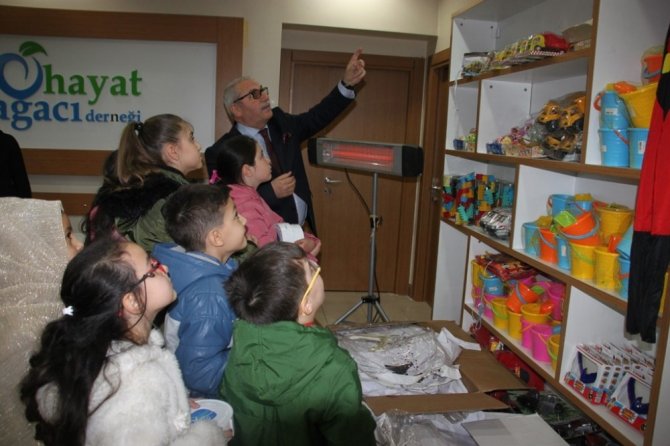 Sivas'ta Öğrenciler Gıda Bankası’nda yardımlaşmayı öğreniyor