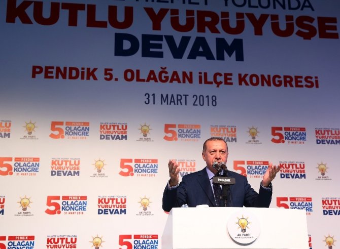 Cumhurbaşkanı Erdoğan: "Uzun adama salla yolla"