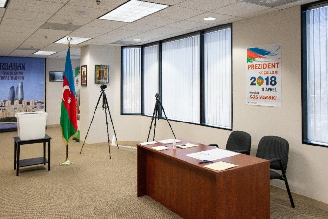 Azerbaycan Seçimlerinde oy verme işlemi Los Angeles Başkonsolosluğu’nda başladı