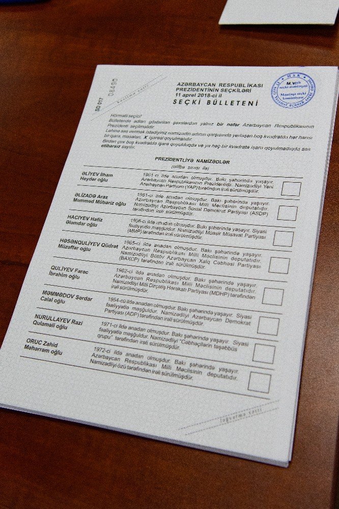 Azerbaycan Seçimlerinde oy verme işlemi Los Angeles Başkonsolosluğu’nda başladı