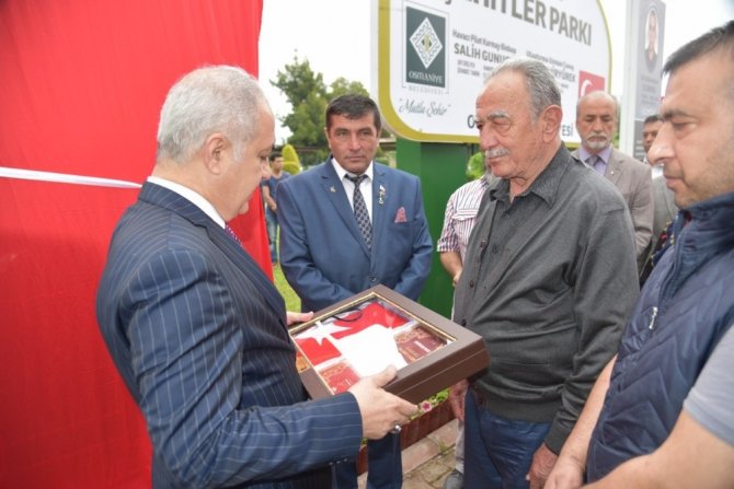 Şehitlerimizin İsimleri Parka Verildi
