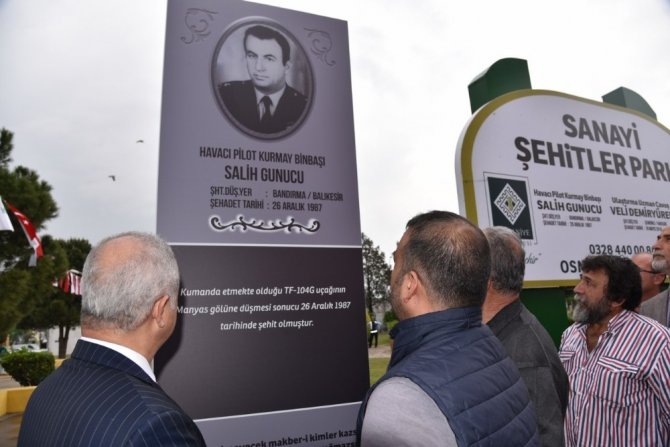 Şehitlerimizin İsimleri Parka Verildi