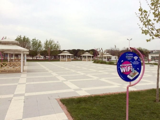 Süleymanpaşa’da ücretsiz internet hizmeti