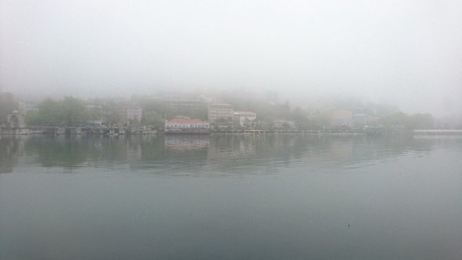 Zonguldak sis altında kaldı...Ortaya kartpostallık görüntüle çıktı