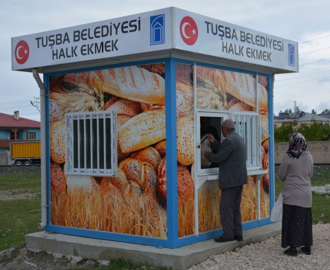 Tuşba Belediyesinden bir ilk daha, kaliteli ve güvenli ekmek satışna başlandı