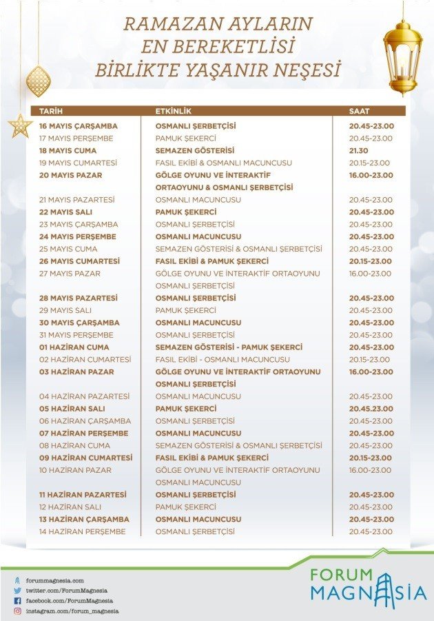 Manisa'nın Forum Magnesia Ramazan’a hazır