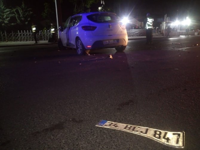 Ankara Yenimahalle'de trafik kazası: 2 yaralı