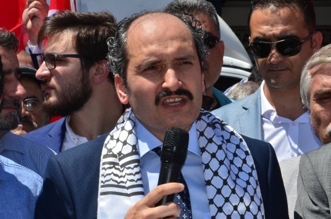 Balıkesir'de Şehit Filistinliler için gıyabi cenaze namazı kılındı 15 Mayıs