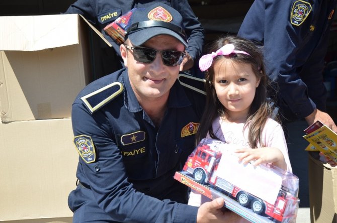 Bozüyük Anaokulu öğrencilerine İtfaiye yangın eğitimi