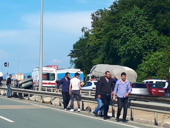 Rize’de trafik kazası: 1 ölü, 2 yaralı