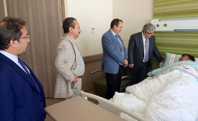 Sayit Çelebi, Kayseri Şehir Hastanesi’nde İncelemede Bulundu