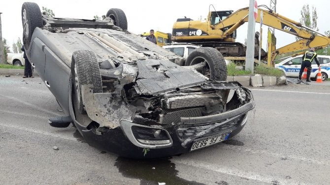 Kars’ta trafik kazası: 1 yaralı var