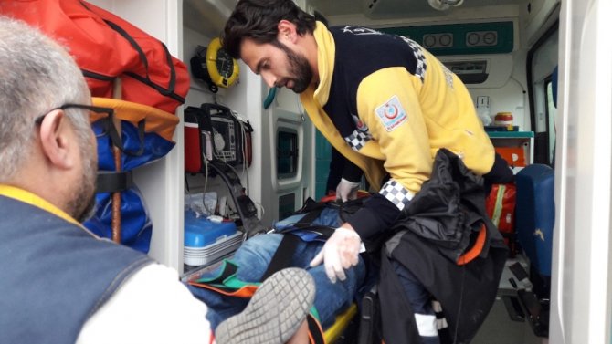 Kars’ta trafik kazası: 1 yaralı var