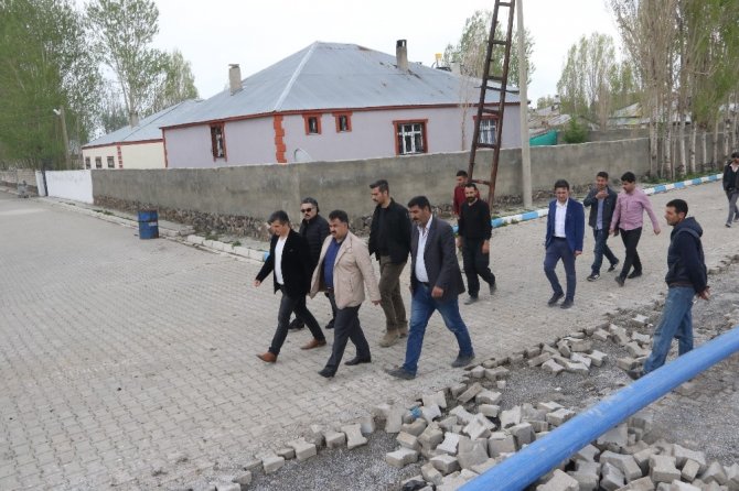 Van Çaldıran’da altyapı çalışması