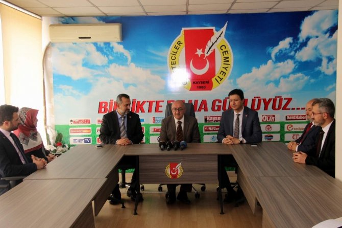 Kayseri Gazeteciler Cemiyeti'ni ziyaretler devam ediyor