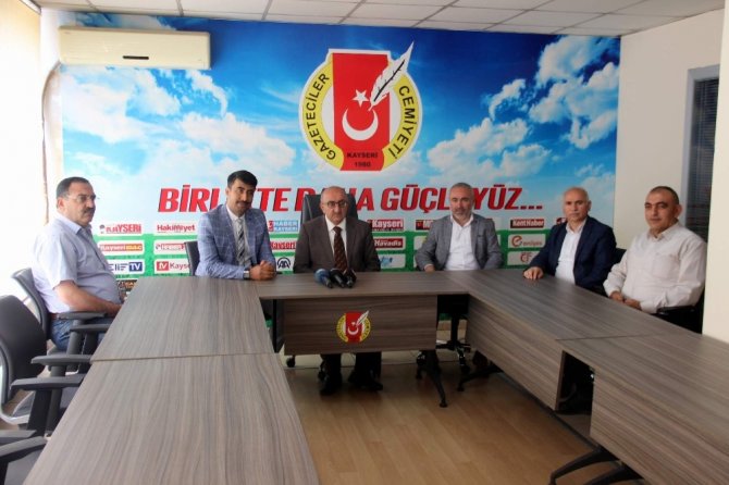 Kayseri Gazeteciler Cemiyeti'ni ziyaretler devam ediyor