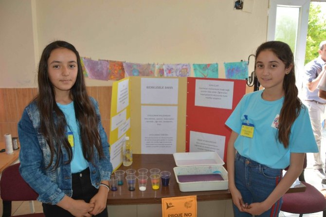 Ortaca’da TUBİTAK bilim fuarı.