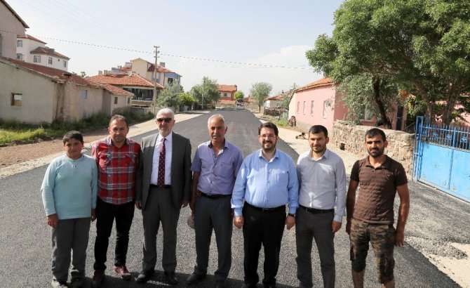 Aksaray’da asfalt çalışmaları devam ediyor.