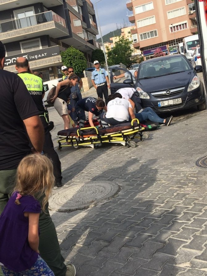 Kuşadası’nda trafik kazası; 1 yaralı var