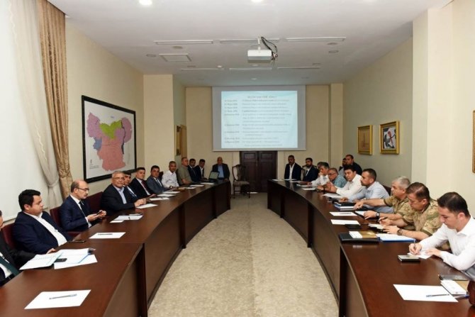 Seçim Güvenliği toplantısı yapıldı.