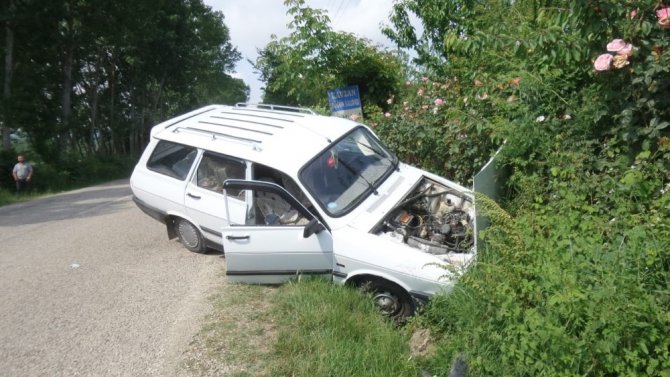 Sinop’ta trafik kazası: 2 yaralı var