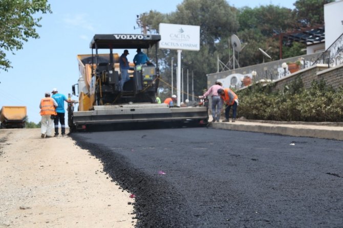 Bodrum’da çevre düzenleme çalışmaları tüm hızıyla devam ediyor