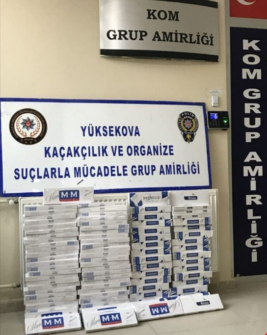 Hakkari’de kaçakçılık operasyonu düzenlendi.