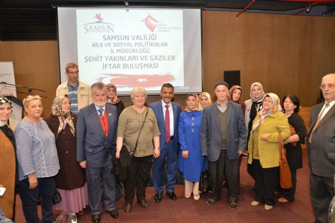 Samsun'da Şehit aileleri ve gaziler iftarda buluştu