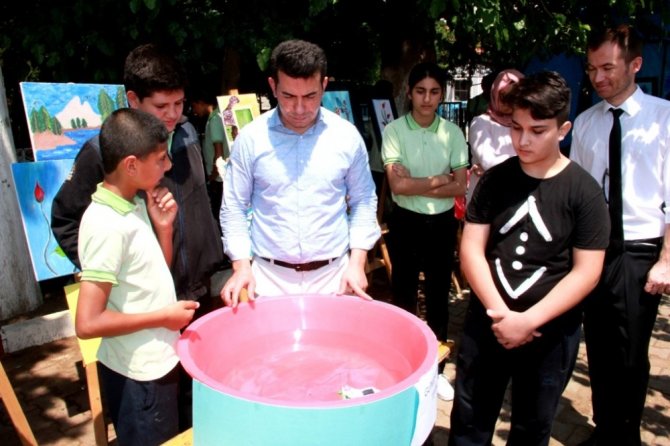 Sarıgöl'de Öğrenciler buluşlarını sergiledi