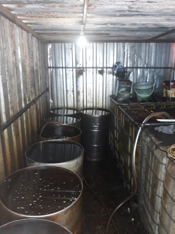 Adana’da kaçak akaryakıt operasyonu düzenlendi.