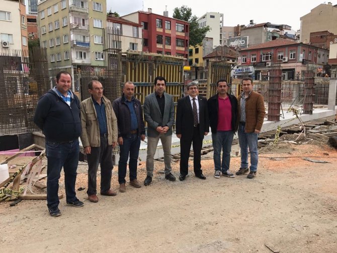Başkan Can çalışmaları yerinde inceledi