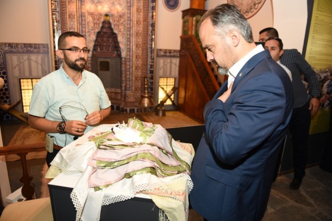 Bursa’da Sakal-ı Şerif ziyarete açıldı.