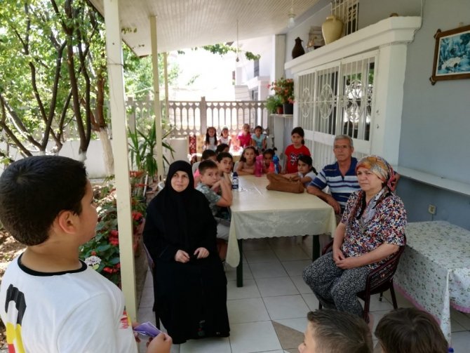 Öğrenciler geri dönüşüme dikkat çekti.