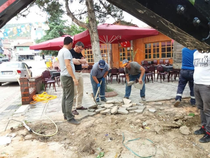 Başkan Duymuş çalışmaları inceledi