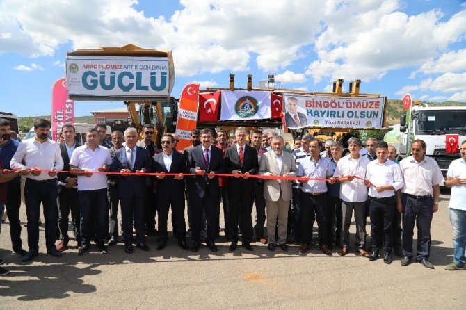 Bingöl Belediyesi araç filosunu güçlendirdi