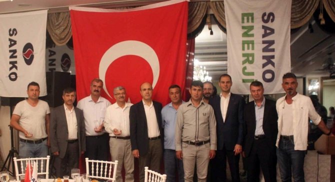 Sanibey barajı ve HES çalışanları iftarda buluştu